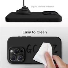 Mi-Ça Home 15 Pro Max Kırmızı Silikon Kılıf Leke Tutmaz Içi Süet Silinebilir Kamera Yükseltili Kapak