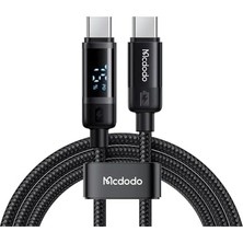 Mi-Ça Home CA-5780 60W Typec Typec Dijital Göstergeli Kablo 1.2m - Siyah