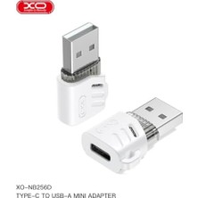Mi-Ça Home Xo Is Beauty Usb-A Erkek - Type-C Dişi Dönüştürücü Adaptör NB256D, Veri ve Şarj Destekli, 5gr, Beyaz