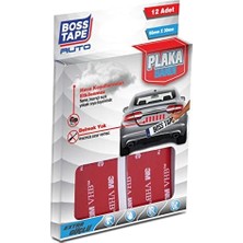 Mi-Ça Home Plaka Yapistirma Bandi, 3 M, Kirmizi