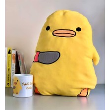 Mi-Ça Home Giftmoda Cahille Sohbeti Kesen Civciv Tasarımlı Kupa ve Yastık Set