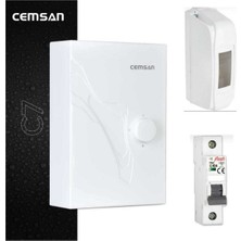 Feyza Design C7 Güneş Enerji Sistemine Uyumlu Sigorta ve Kutusu Dahil Elektrikli Şofben