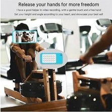 Mi-Ça Home - 16 Pro Max ile Uyumlu Yüksek Kaliteli Tüm Cihazlar ve Yüzeyler Vakumlu Telefon Tutucu Ayna Duvar Yapışan