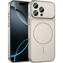 Mi-Ça Home - 16 Pro ile Uyumlu Kılıf 17 Görünümlü ile Uyumlu Şarj Özellikli Kamera Korumalı Pc Çevirici Kapak - Gri