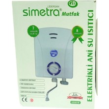 Feyza Design Pratik ve Şık Mutfak Tıpı Şofben, Hızlı Isıtma ve Enerji Tasarrufu Sağlar