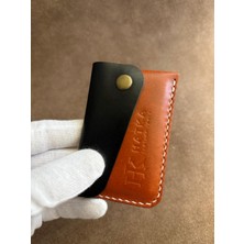 HATKA Leather Craft El Yapımı Hakiki Deri Kartlık - Hatka Card Holder K2
