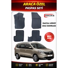 PINUKS Dacıa Lodgy 2013  Araca Özel Havuzlu  5d  Oto Paspas Seti Pro Seri
