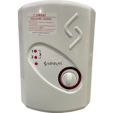 Feyza Design Elektrikli Şofben, Banyo ve Mutfak Için, 3 Kademeli, Pratik ve Güçlü Performans