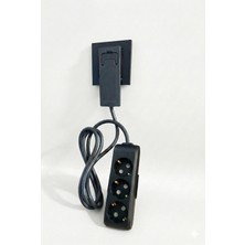 Gündüz Elektromarket Ultra Ince Fişli Uzatma Kablosu 3’lü (1,5m)Dar Alanlar Için Şık ve Pratik Çözüm!