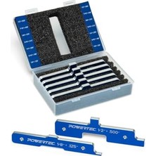 Mi-Ça Home Powertec 71579 Yönlendirici Masa Kurulum Çubukları - Precision Woodworking Serisi, 7 Parçalı Set