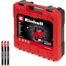 Mi-Ça Home Dekupaj Testere Tc-Js 80/1 Kit (550 W, 20 mm Kesme Yüksekliği, Sarkaç Hareketi Fonksiyonu, Ahşapta 80 Mm, Çelikte 10 mm Kesim Derinliği, 3000 D/d, 3 Adet T-Şaft Testere Bıçağı Dahil) - 4321157