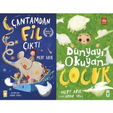 Timaş Çocuk Mert Arık'ın Çantamdan Fil Çıktı ve Dünyayı Okuyan Çocuk Ciltsiz Kitabı