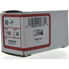 Mi-Ça Home 1155 Düz Hızlı Somun #8 Inç. 48'li Paket, Gri