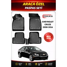 PINUKS Chevrolet Cruze 2015 Araca Özel Havuzlu  5d  Oto Paspas Seti Pro Seri
