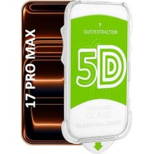 Mi-Ça Home - 17 Pro Max Ekran Koruyucu Hizalama Aparatlı Premium Tam Kaplayan Temperli Cam