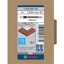 Mi-Ça Home 5x Pro Sds Max-4c Sivri Keski Seti (, Tuğla, Ø Mm, Professional Aksesuar Kırıcı Delici, Kırıcılar)