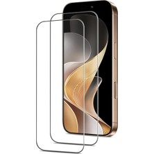 Mi-Ça Home - 2'li Iphone 17 Air ile Uyumlu Tam Kaplama Ekran Koruyucu 5d Full Kırılmaz Cam (2 Adet)