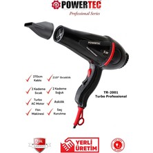 Powertec TR-2001 Profesyonel Saç Kurutma & Fön Makinesi 2500W
