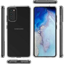 Mi-Ça Home Galaxy S20 ile Uyumlu Kılıf Full Şeffaf Sararmaz Kapak Renksiz