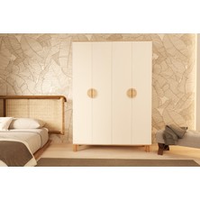Metalia Gm 1004 4 Kapaklı Ayaklı Bohem Gardırop