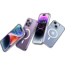 Mi-Ça Home PC-3092 14 Pro Magsafeli Telefon Kılıfı, Mat Şeffaf