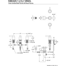 Mi-Ça Home KB6321NDL Nuvofusion Taharet Musluğu, 20,32 cm (U) x 2-1/8 (G), Cilalı Krom