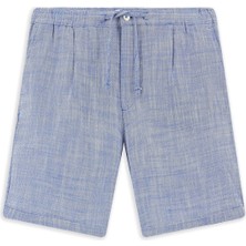 Kiğılı 7 Drop Slim Fit Dar Kesim Beli Lastikli İpli Pamuk Bermuda Şort