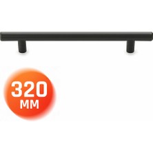 Nobel Metal Mobilya Kulbu Mutfak Çekmece Dolap Dolabı Kulpu  Kulpları Titanyum 320 mm