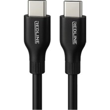 Mi-Ça Home Redlıne 60W Hizli Sarj ve Veri Kablosu Type-C'den Type-C'ye, 1.2 Metre