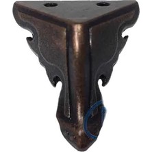 Uravas Store Ahşap, Sunta Sandık Ayağı, Kutu Ayak 3,5 cm - Eskitme