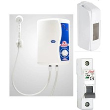 Feyza Design Elektrikli Şofben, Kompakt ve Şık Tasarım, Güçlü Isıtma Performansı