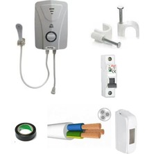 Feyza Design Elektrikli Şofben 5 mt Kablo Takım, Güçlü ve Pratik Isıtma Çözümü