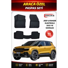 PINUKS Jeep Avenger Elektrikli 2025 Araca Özel Havuzlu  5d  Oto Paspas Seti Pro Seri