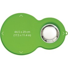 Hagen Catit Muratech Catit Yer Fıstığı Şekilli Su Pınarı Altlığı Yeşil