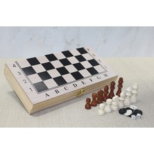 Cm Store Ahşap Kutulu Satranç Tavla Seti Model 1