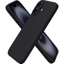 Mi-Ça Home Happy 16 Için Lansman Silikon Kılıf Şok Emici Full Koruma Sağlayan Kılıf Siyah Renk