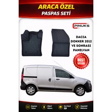 PINUKS Dacıa Dokker 2013 Panelvan Araca Özel Havuzlu  5d  Oto Paspas Seti Pro Seri