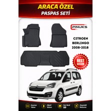 PINUKS Cıtroen Berlıngo 2011 Araca Özel Havuzlu  5d  Oto Paspas Seti Pro Seri