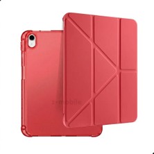 Z-Mobile iPad 10. Nesil 11. Nesil A16 2022 - 2025 10.9" Uyumlu Kılıf Tri Folding Smart Kalemlikli Kapaklı Uyku Modlu Kılıf