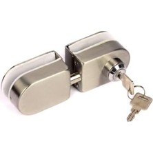 Mi-Ça Home Cam Kapı ve Cam Balkon Kilidi, Tek Taraflı Anahtarlı, Paslanmaz Çelik