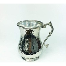 Mi-Ça Home 46201 El Dövmesi Beyaz Bakır Maşrapa