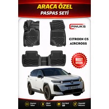 PINUKS Cıtroen C5 Aırcross 17-25 Araca Özel Havuzlu  5d  Oto Paspas Seti Pro Seri