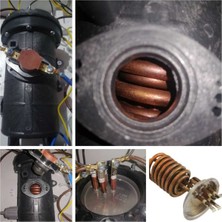 Feyza Design Bakır Rezistanslı Elektrikli Şofben Tam Takım Aydın Deya 4mt Kablo