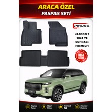 PINUKS Jaecoo Jaecoo 7 2024  Araca Özel Havuzlu  5d  Oto Paspas Seti Pro Seri
