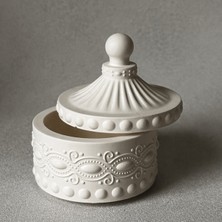 Karakız Dekoratif Kapaklı Vazo Kalıp 10,8x5 Cm