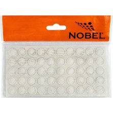 Mi-Ça Home Yapışkanlı Silikon Darbe Önleyici – Şeffaf - Kapı & Dolap Stoperi, Ses Azaltıcı, 10 mm 50’li Set