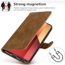 Mi-Ça Home - 15 Pro Plus ile Uyumlu Pro+ Kılıf 360 Tam Kaplar Deri Dokulu Kapaklı Cüzdan Standlı Kartvizitli - Siyah