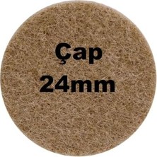 Mi-Ça Home Mobilya Keçesi,kendinden Yapışkanlı Zemin Koruyucu Kahverengi (ÇAP24MM)