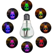 Mi-Ça Home Ampul Şeklinde Hava Nemlendirici Işıklı Usb'li