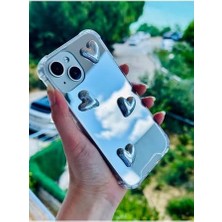 Mi-Ça Home 14 Plus - 15 Plus ile Uyumlu Aynalı Tasarımlı Kenarları Silikon Kılıf